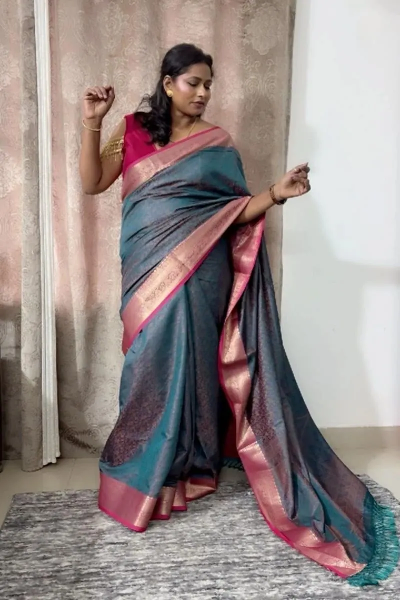 Royal Pashmina Saree photo 2